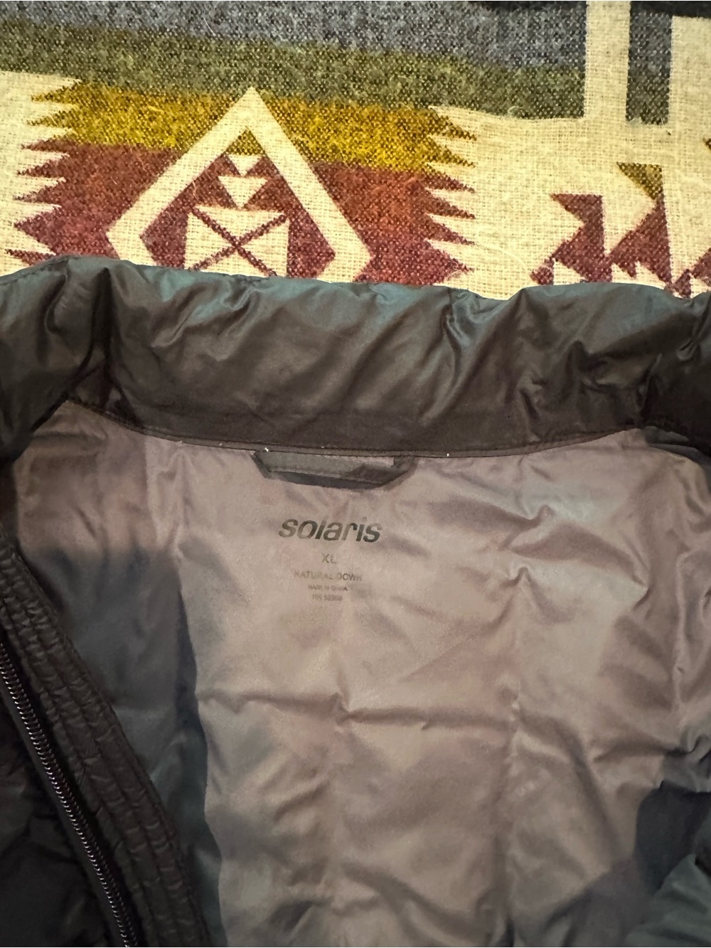 Solaris Men's  lightweight down vest  very good condition.
